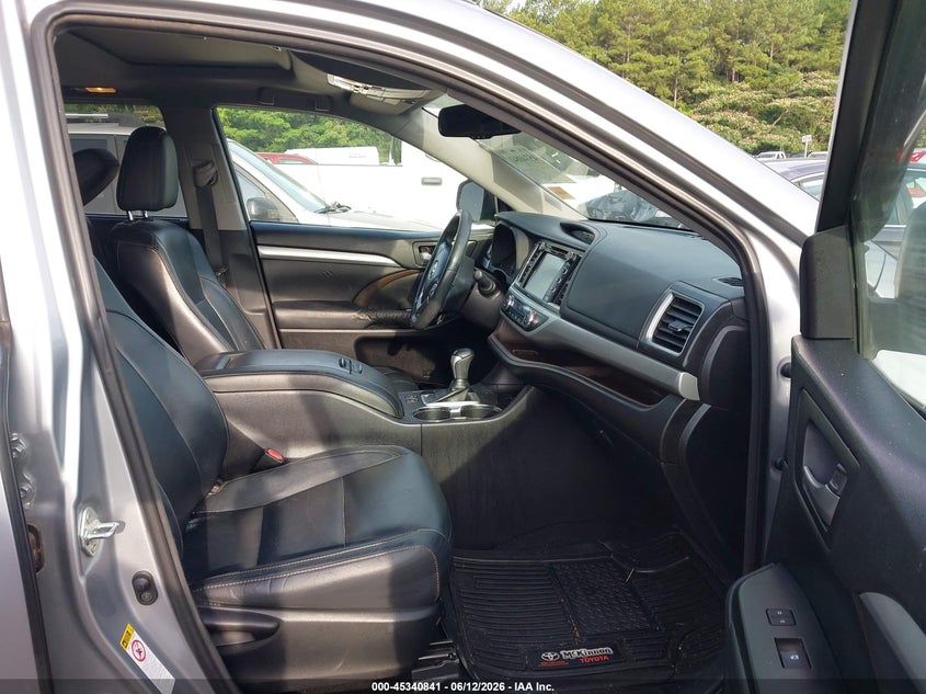 2015 Toyota Highlander VIN 5TDKKRFH5FS106163 IAAI salvage auction — FRONT END, Salvage (Alabama), sold $7,175 on 2026-07-08 (photo 5)