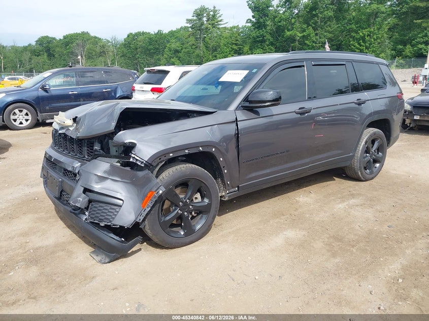 2023 Jeep Grand cherokee VIN 1C4RJKAG0P8884707 IAAI salvage auction — FRONT END, Salvage Title, sold $9,400 on 2026-08-22 (photo 2)