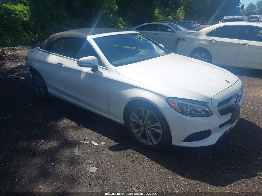 2017 Mercedes-benz C-klasse VIN WDDWK4KB6HF566382 IAAI salvage auction — REAR END, Salvage Title, sold $8,750 on 2026-07-28 (photo 1)