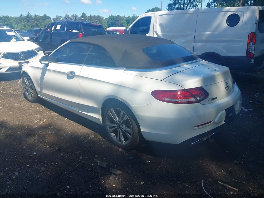 2017 Mercedes-benz C-klasse VIN WDDWK4KB6HF566382 IAAI salvage auction — REAR END, Salvage Title, sold $8,750 on 2026-07-28 (photo 3)