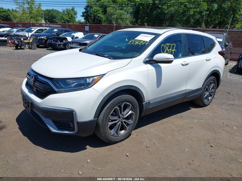 2021 Honda Cr-v VIN 2HKRW2H81MH668846 IAAI salvage auction — THEFT, Salvage Title, sold $15,100 on 2026-08-01 (photo 2)