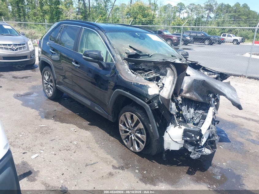 2020 Toyota Rav 4 VIN JTMY1RFV9LD054823 IAAI salvage auction — Burn Engine, Salvage Title, sold $800 on 2026-07-28 (photo 1)