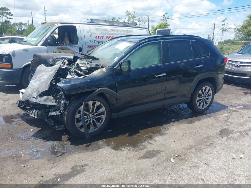 2020 Toyota Rav 4 VIN JTMY1RFV9LD054823 IAAI salvage auction — Burn Engine, Salvage Title, sold $800 on 2026-07-28 (photo 2)