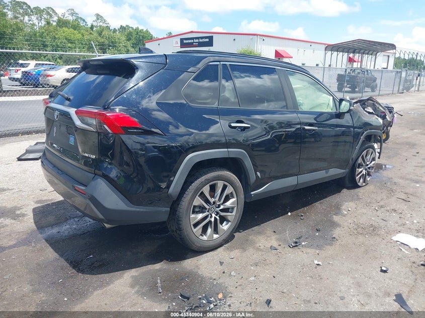 2020 Toyota Rav 4 VIN JTMY1RFV9LD054823 IAAI salvage auction — Burn Engine, Salvage Title, sold $800 on 2026-07-28 (photo 4)