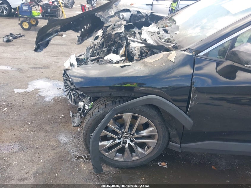 2020 Toyota Rav 4 VIN JTMY1RFV9LD054823 IAAI salvage auction — Burn Engine, Salvage Title, sold $800 on 2026-07-28 (photo 6)
