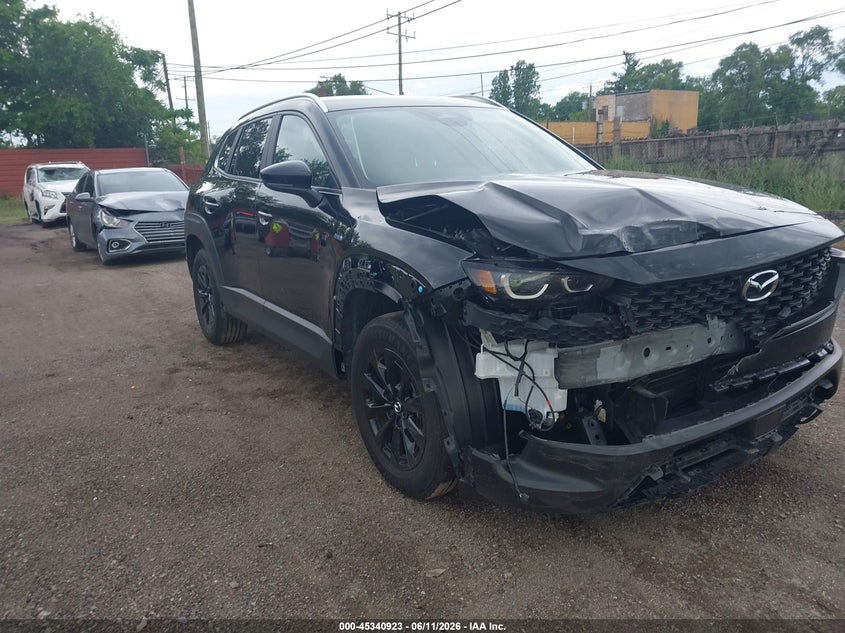 2025 Mazda Cx-50 VIN 7MMVAABW0SN125502 IAAI salvage auction — RIGHT FRONT, Clear (Michigan), sold $10,300 on 2026-07-15 (photo 1)
