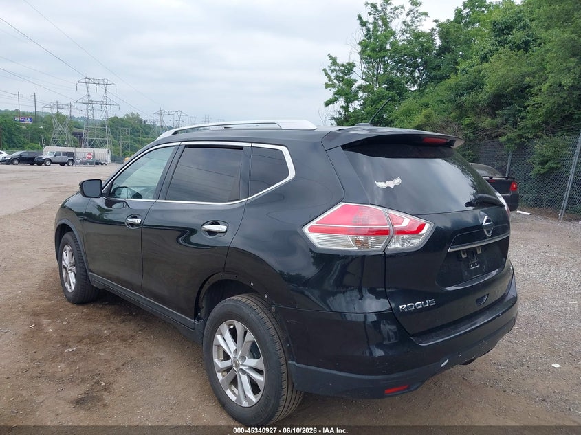 2015 Nissan Rogue VIN KNMAT2MV8FP520900 IAAI salvage auction — NORMAL WEAR, Salvage Title, sold $700 on 2026-07-17 (photo 3)