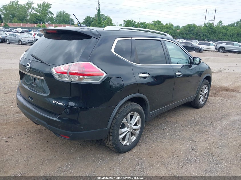 2015 Nissan Rogue VIN KNMAT2MV8FP520900 IAAI salvage auction — NORMAL WEAR, Salvage Title, sold $700 on 2026-07-17 (photo 4)