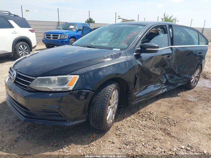 2015 Volkswagen Jetta VIN 3VWD07AJ7FM300431 IAAI salvage auction — SIDE, Salvage Title, sold $500 on 2026-07-28 (photo 2)
