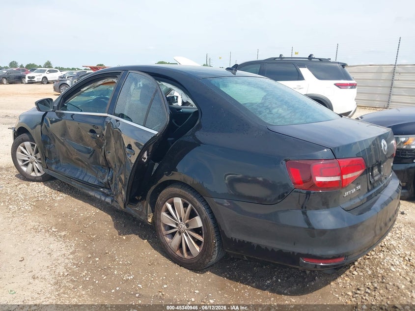 2015 Volkswagen Jetta VIN 3VWD07AJ7FM300431 IAAI salvage auction — SIDE, Salvage Title, sold $500 on 2026-07-28 (photo 3)
