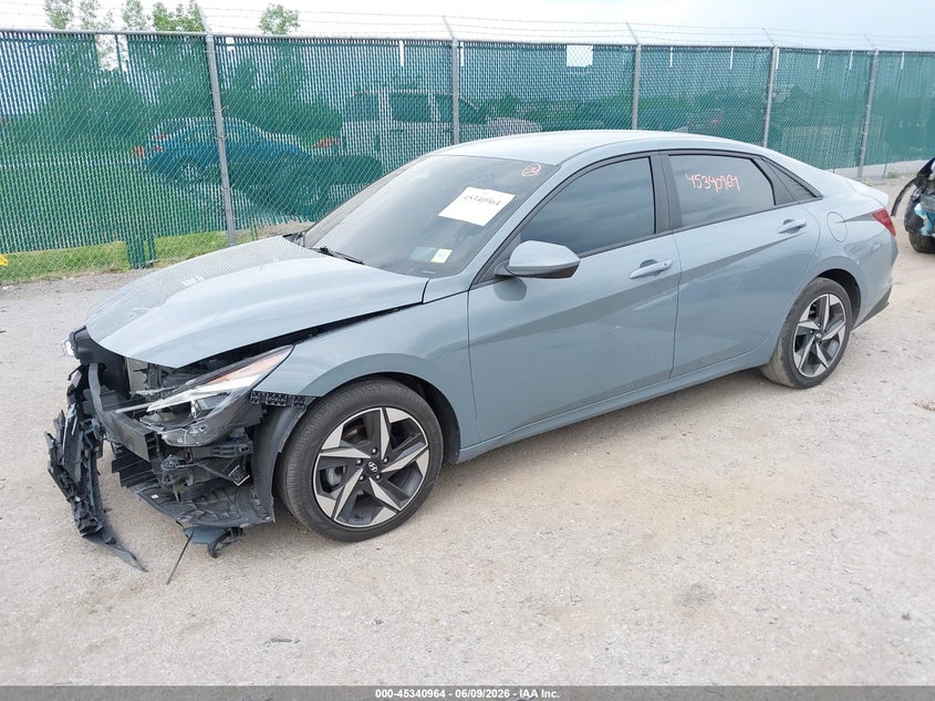 2023 Hyundai Elantra VIN KMHLS4AG0PU441782 IAAI salvage auction — FRONT END, Salvage Title, sold $5,100 on 2026-07-31 (photo 2)