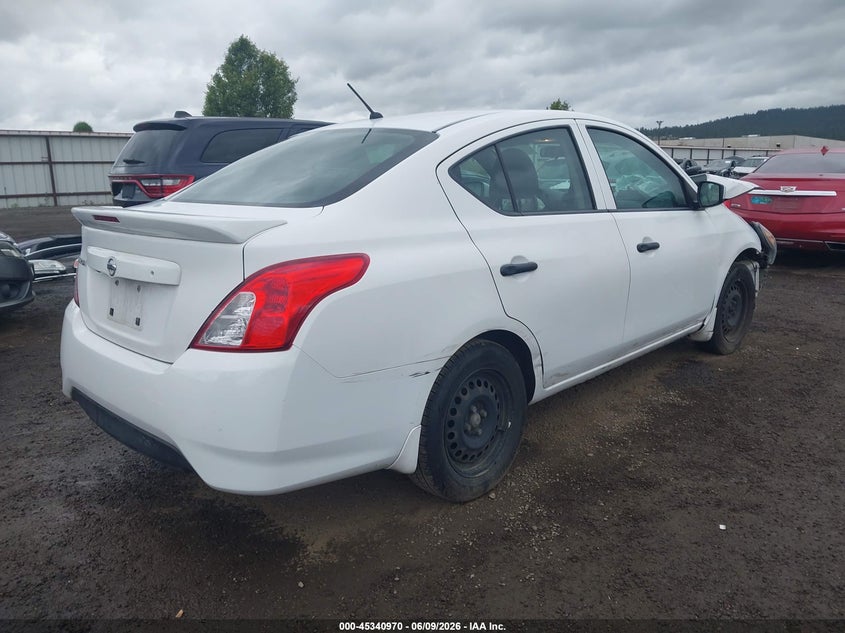 2019 Nissan Versa VIN 3N1CN7AP7KL838179 IAAI salvage auction — FRONT END, Bill Of Sale (Washington), sold $950 on 2026-09-01 (photo 4)