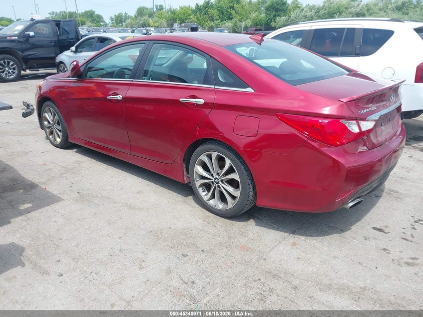 2014 Hyundai Sonata VIN 5NPEC4AC6EH834359 IAAI salvage auction — NORMAL WEAR, Salvage Title, sold $875 on 2026-07-07 (photo 3)