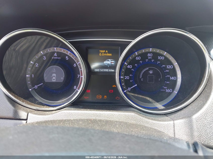 2014 Hyundai Sonata VIN 5NPEC4AC6EH834359 IAAI salvage auction — NORMAL WEAR, Salvage Title, sold $875 on 2026-07-07 (photo 7)