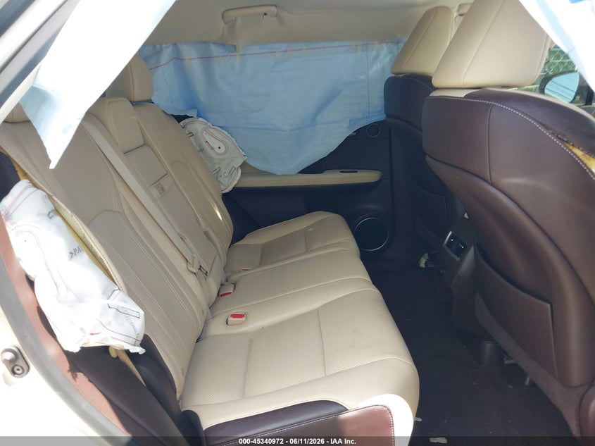 2016 Lexus Rx VIN 2T2ZZMCA6GC025313 IAAI salvage auction — FRONT & REAR, Salvage (Texas), sold $8,750 on 2026-08-24 (photo 8)
