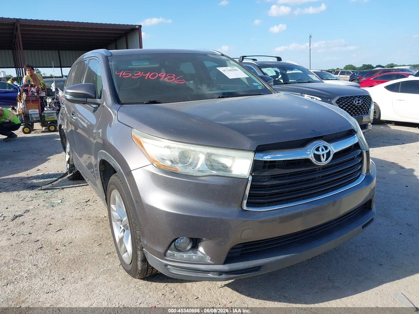 2016 Toyota Highlander VIN 5TDYKRFH8GS146667 IAAI salvage auction — RIGHT SIDE, Salvage (Texas), sold $7,150 on 2026-07-28 (photo 1)
