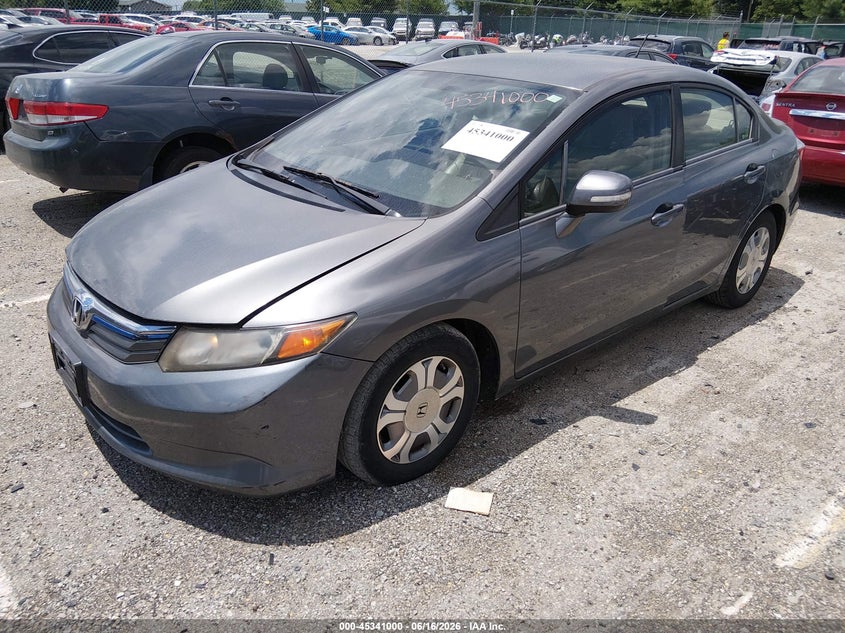 2012 Honda Civic VIN JHMFB4F36CS002517 IAAI salvage auction — NORMAL WEAR, Original (Kentucky), sold $775 on 2026-07-29 (photo 2)