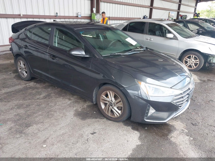 2020 Hyundai Elantra VIN 5NPD84LFXLH555059 IAAI salvage auction — REAR END, Rebuildable (Florida), sold $1,625 on 2026-07-22 (photo 1)