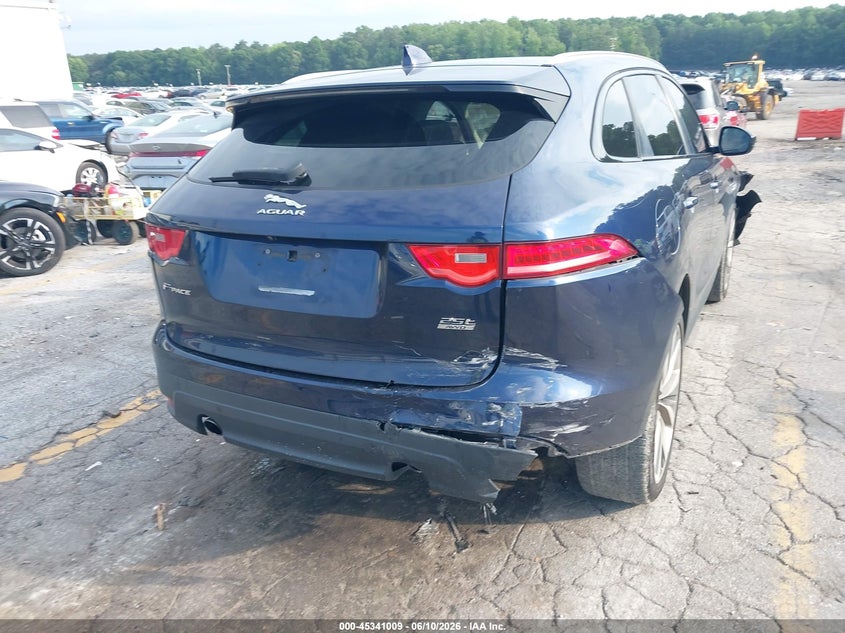 2018 Jaguar F-pace VIN SADCL2FX2JA295042 IAAI salvage auction — FRONT END, Salvage Title, sold $4,400 on 2026-09-10 (photo 6)
