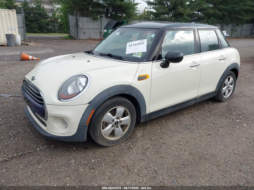 2016 Mini Hardtop VIN WMWXU1C50G2D12821 IAAI salvage auction — NORMAL WEAR, Clear (New Jersey), sold $1,400 on 2026-07-07 (photo 2)