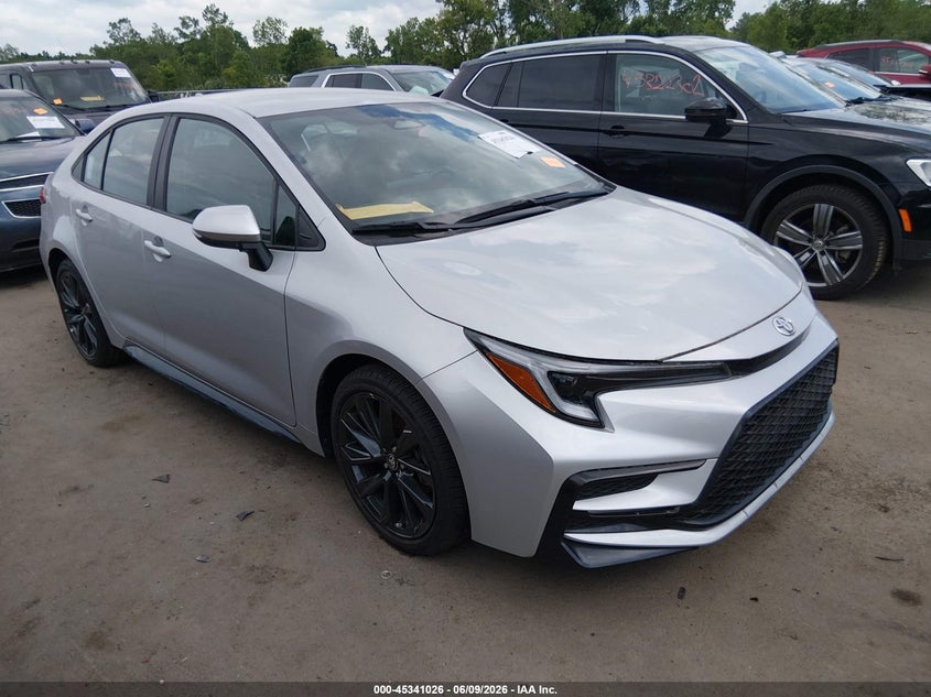 2025 Toyota Corolla VIN 5YFS4MCE7SP218022 IAAI salvage auction — SIDE, Salvage (Ohio), sold $8,200 on 2026-07-17 (photo 1)
