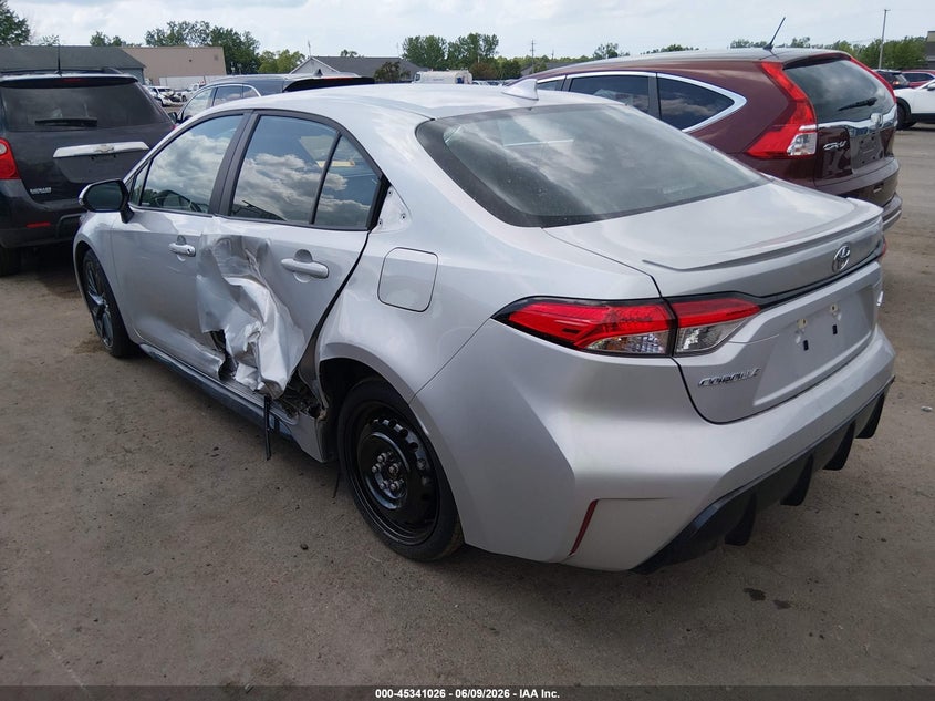 2025 Toyota Corolla VIN 5YFS4MCE7SP218022 IAAI salvage auction — SIDE, Salvage (Ohio), sold $8,200 on 2026-07-17 (photo 3)