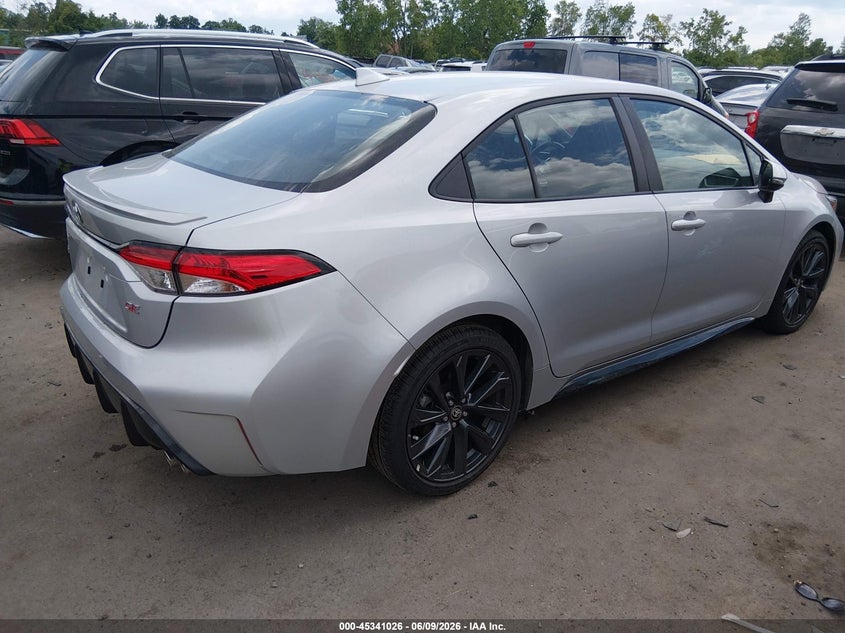 2025 Toyota Corolla VIN 5YFS4MCE7SP218022 IAAI salvage auction — SIDE, Salvage (Ohio), sold $8,200 on 2026-07-17 (photo 4)