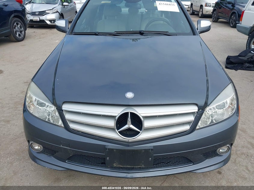 2009 Mercedes-benz C class VIN WDDGF54X59R080010 IAAI salvage auction — NORMAL WEAR, Clear (Maryland), sold $1,275 on 2026-07-09 (photo 6)