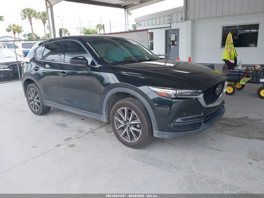 2017 Mazda Cx-5 VIN JM3KFADL0H0155779 IAAI salvage auction — REAR END, Rebuildable (Florida), sold $4,050 on 2026-07-11 (photo 1)