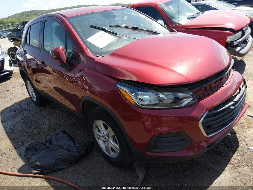 2021 Chevrolet Trax VIN KL7CJKSB4MB323298 IAAI salvage auction — LEFT SIDE, Salvage (Oklahoma), sold $450 on 2026-07-21 (photo 1)