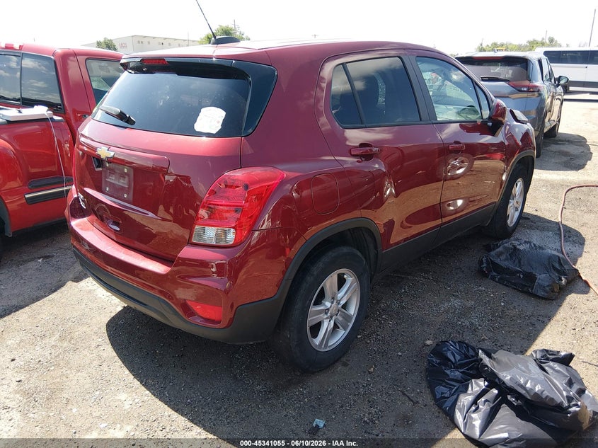 2021 Chevrolet Trax VIN KL7CJKSB4MB323298 IAAI salvage auction — LEFT SIDE, Salvage (Oklahoma), sold $450 on 2026-07-21 (photo 4)