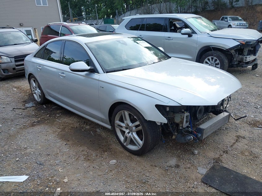 2014 Audi A6 VIN WAUHMAFC9EN080825 IAAI salvage auction — FRONT END, Salvage (Pennsylvania), sold $2,250 on 2026-07-28 (photo 1)