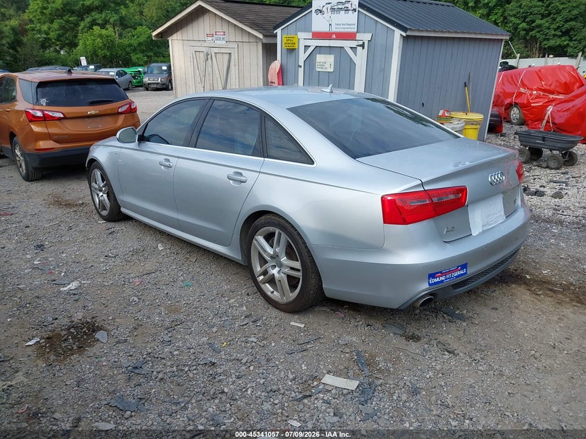 2014 Audi A6 VIN WAUHMAFC9EN080825 IAAI salvage auction — FRONT END, Salvage (Pennsylvania), sold $2,250 on 2026-07-28 (photo 3)