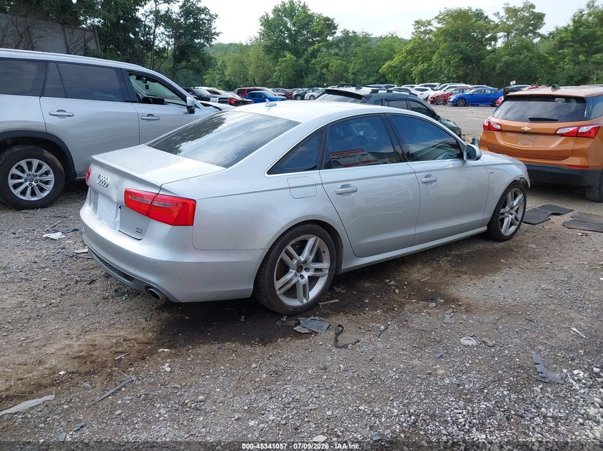 2014 Audi A6 VIN WAUHMAFC9EN080825 IAAI salvage auction — FRONT END, Salvage (Pennsylvania), sold $2,250 on 2026-07-28 (photo 4)