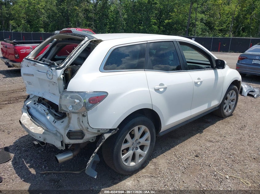 2008 Mazda Cx-7 VIN JM3ER293980176553 IAAI salvage auction — FRONT & REAR, Salvage (South Carolina), sold $525 on 2026-07-08 (photo 4)