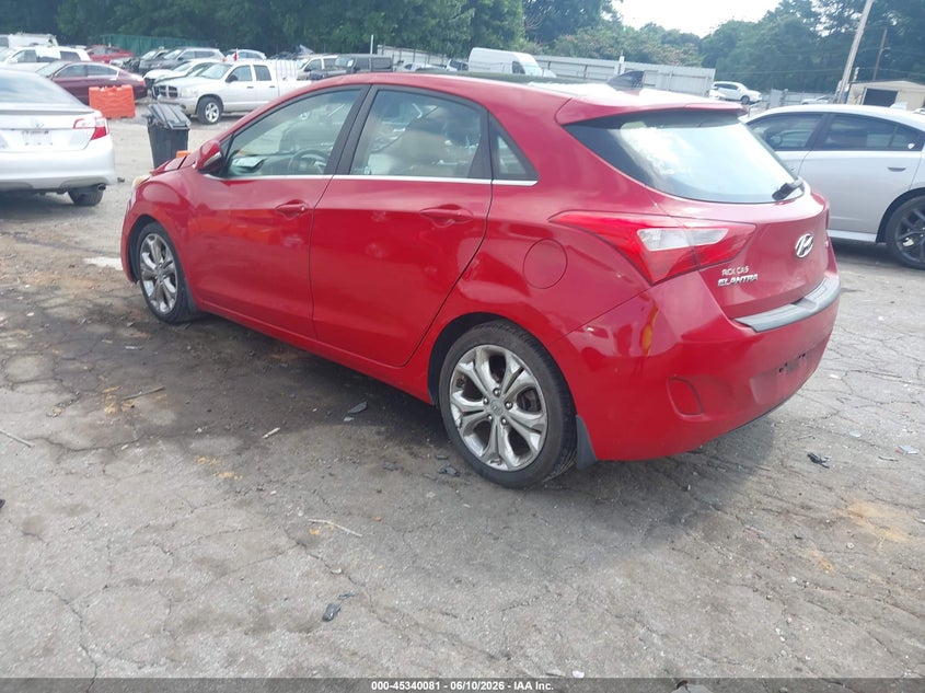 2013 Hyundai Elantra VIN KMHD35LE6DU104645 IAAI salvage auction — RIGHT SIDE, Salvage (Georgia), sold $475 on 2026-07-15 (photo 3)