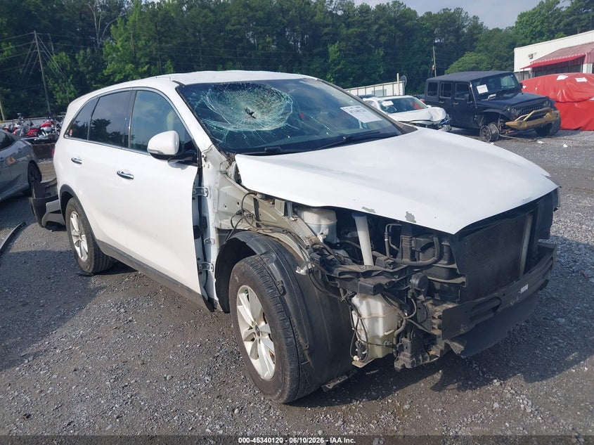 2019 Kia Sorento VIN 5XYPG4A3XKG464226 IAAI salvage auction — FRONT END, Salvage (Georgia), sold $2,550 on 2026-07-21 (photo 1)