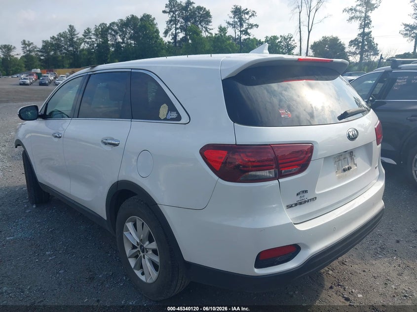 2019 Kia Sorento VIN 5XYPG4A3XKG464226 IAAI salvage auction — FRONT END, Salvage (Georgia), sold $2,550 on 2026-07-21 (photo 3)