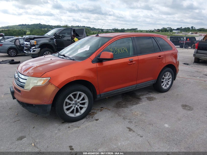 2007 Ford Edge VIN 2FMDK38C07BA99564 IAAI salvage auction — LEFT FRONT, Salvage (Missouri), sold $475 on 2026-07-09 (photo 2)