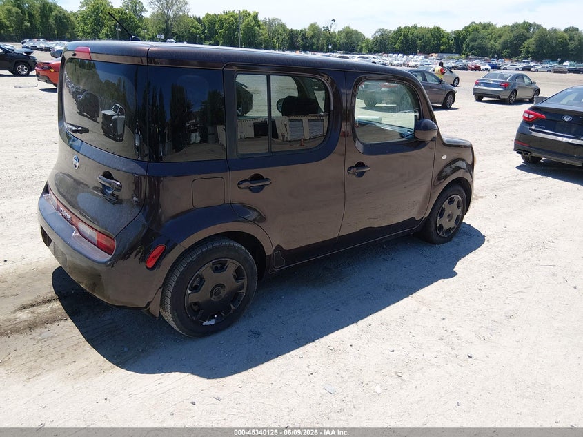 2012 Nissan Cube VIN JN8AZ2KR6CT253574 IAAI salvage auction — NORMAL WEAR, Clear (New Jersey), sold $500 on 2026-07-21 (photo 4)