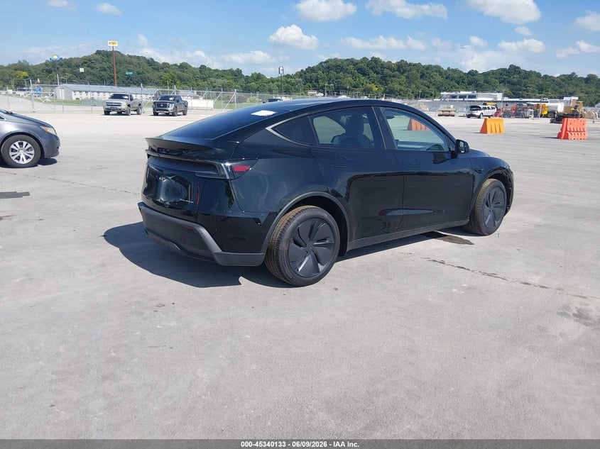 2026 Tesla Model y VIN 7SAYGDEE7TA622045 IAAI salvage auction — LEFT FRONT, Salvage (Illinois), sold $27,000 on 2026-07-23 (photo 4)
