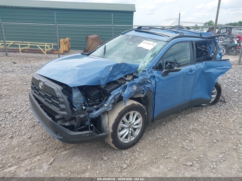 2026 Toyota Corolla cross VIN 7MUBAABG4TV167765 IAAI salvage auction — FRONT & REAR, Salvage (Pennsylvania), sold $2,800 on 2026-07-14 (photo 2)