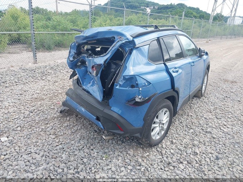 2026 Toyota Corolla cross VIN 7MUBAABG4TV167765 IAAI salvage auction — FRONT & REAR, Salvage (Pennsylvania), sold $2,800 on 2026-07-14 (photo 4)