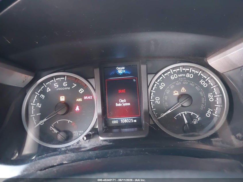 2017 Toyota Tacoma VIN 5TFGZ5AN7HX061716 IAAI salvage auction — ENGINE DAMAGE, Original (Texas), sold $11,000 on 2026-07-27 (photo 7)