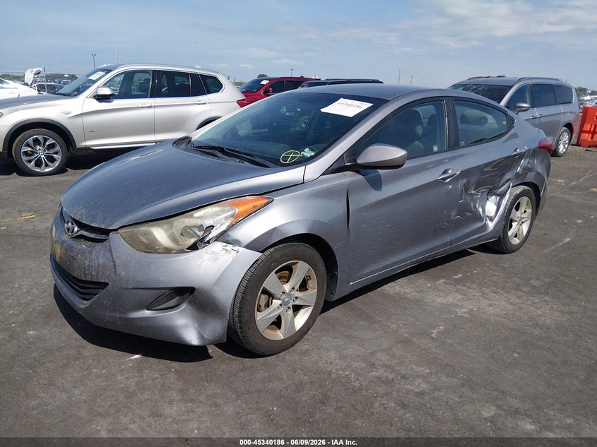 2013 Hyundai Elantra VIN KMHDH4AE0DU719092 IAAI salvage auction — LEFT REAR, Salvage Title, sold $425 on 2026-07-21 (photo 2)