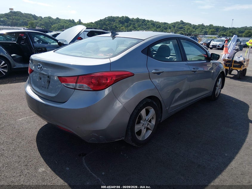 2013 Hyundai Elantra VIN KMHDH4AE0DU719092 IAAI salvage auction — LEFT REAR, Salvage Title, sold $425 on 2026-07-21 (photo 4)