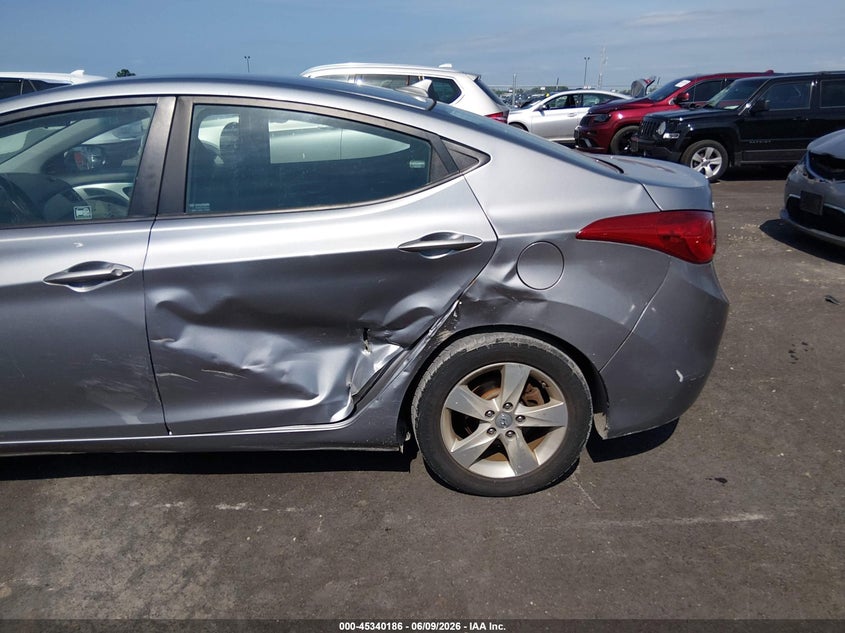 2013 Hyundai Elantra VIN KMHDH4AE0DU719092 IAAI salvage auction — LEFT REAR, Salvage Title, sold $425 on 2026-07-21 (photo 6)