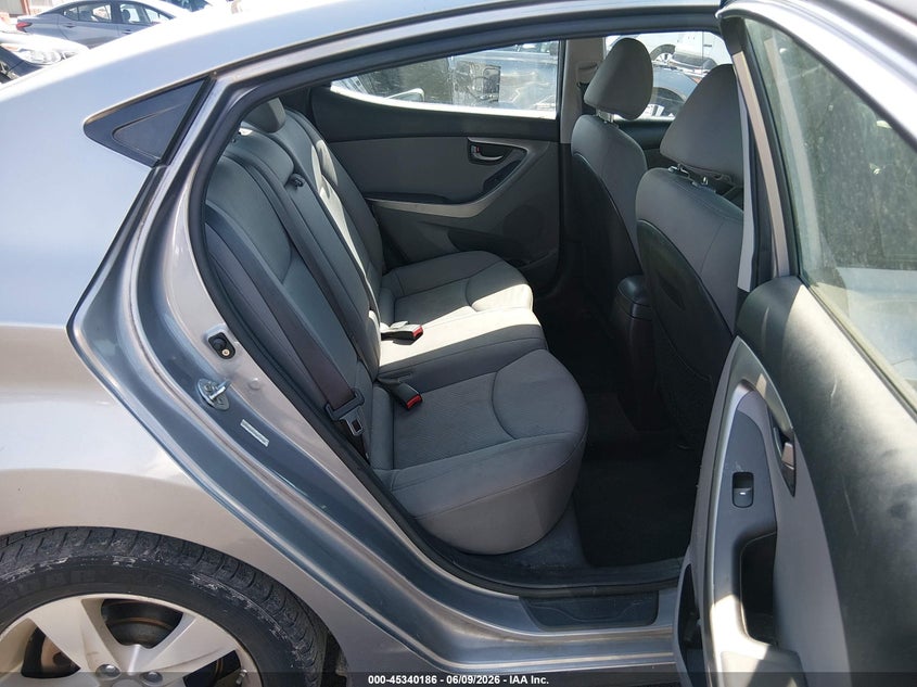 2013 Hyundai Elantra VIN KMHDH4AE0DU719092 IAAI salvage auction — LEFT REAR, Salvage Title, sold $425 on 2026-07-21 (photo 8)