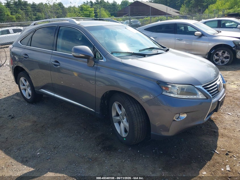 2013 Lexus Rx VIN JTJZK1BA6D2414954 IAAI salvage auction — SIDE, Salvage (Massachusetts), sold $5,300 on 2026-07-31 (photo 1)