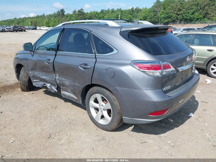 2013 Lexus Rx VIN JTJZK1BA6D2414954 IAAI salvage auction — SIDE, Salvage (Massachusetts), sold $5,300 on 2026-07-31 (photo 3)